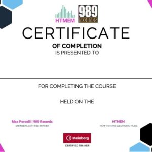 Certificate of Completion