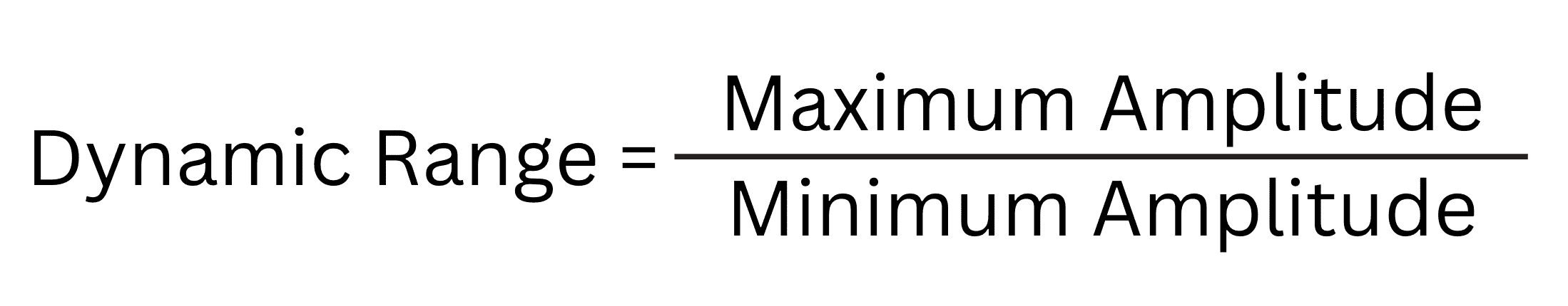 The Dynamic range in both analog audio and digital audio. In a Digital Converter, Higher Capacity means a higher dynamic range