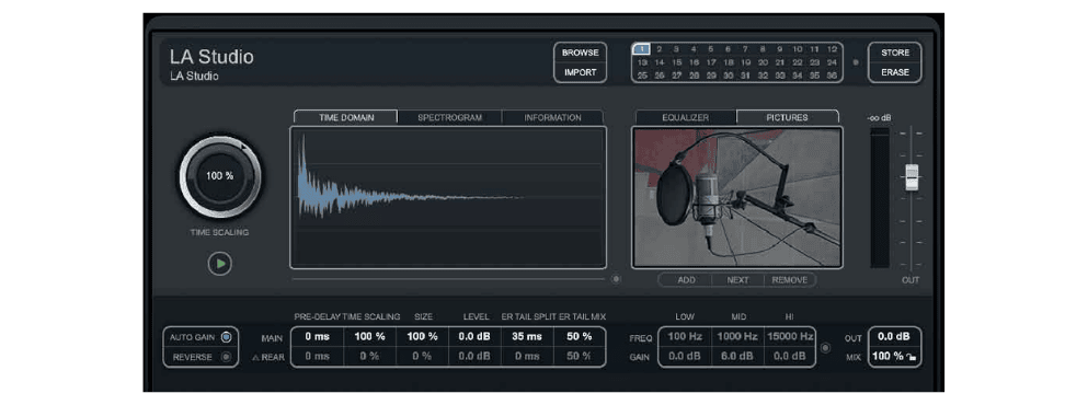 reverb plugins: reverb signal in room sound