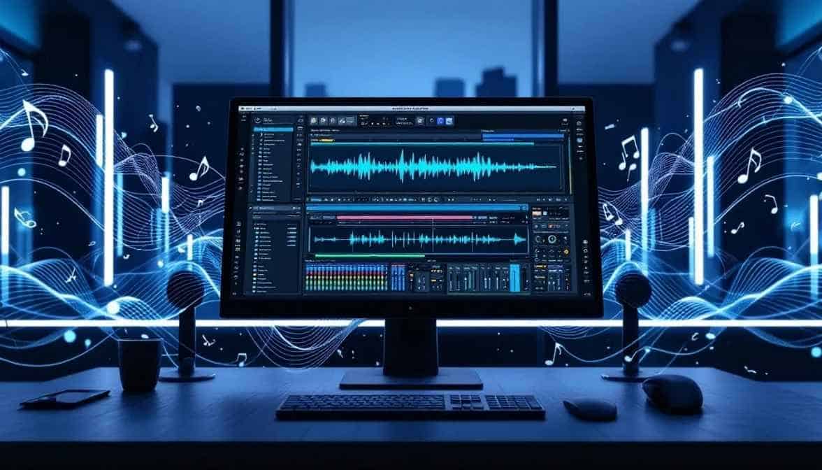 Professional music production software used in studios.