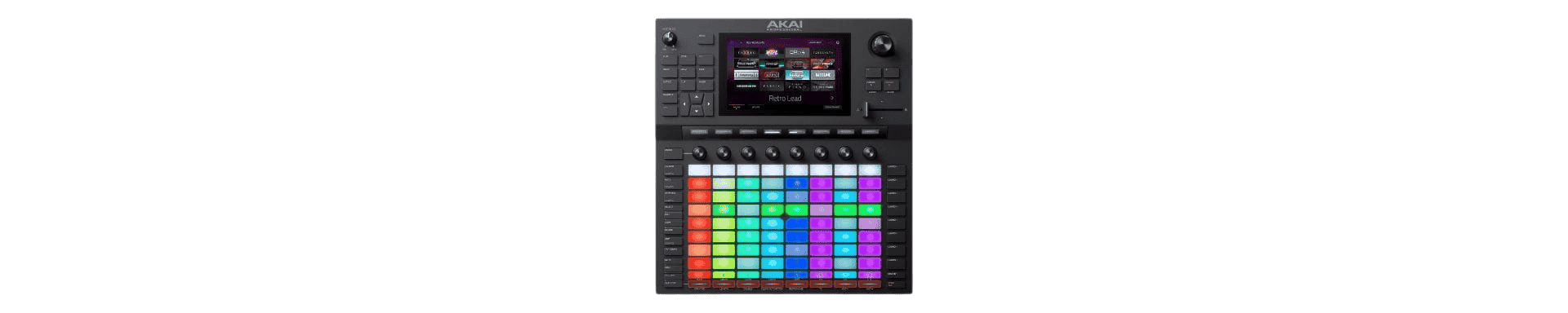 music production with akai with velocity sensitive pads is a breeze